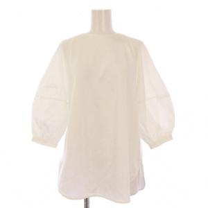 COTTON INTERLOCK FEISY シャツ ブラウス プルオーバー 七分袖 クルーネック ストレッチ