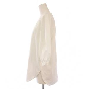 theory luxe COTTON INTERLOCK FEISY シャツ ブラウス プルオーバー 七分袖 クルーネック ストレッチ