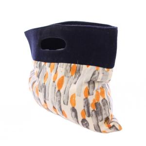 mina perhonen flag bag フラッグバッグ ハンドバッグ スクエア 切替 ウール マルチカラー /BB