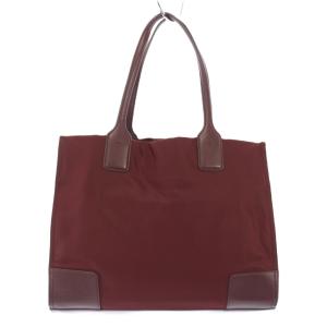 TORY BURCH Ella トートバッグ ハンドバッグ ボルドー /TK