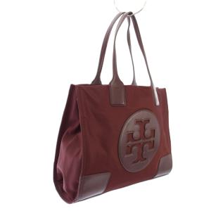 TORY BURCH Ella トートバッグ ハンドバッグ ボルドー /TK