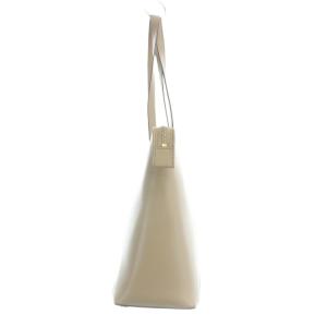 MICHAEL KORS トートバッグ レザー MKロゴ チャーム グレージュ /KU