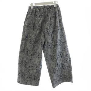 marble SUD イージーパンツ ワイドパンツ アニマル柄 総柄 F 青 ブルー 07DF002101 /AN46