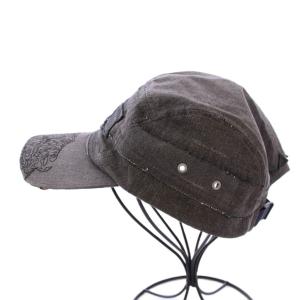 UNDERCOVER スキャブ復刻ハギキャップ ダメージ加工 F グレー UCQ4H02