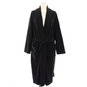 ウールローブコート ガウンコート 黒 V233C932 /TK