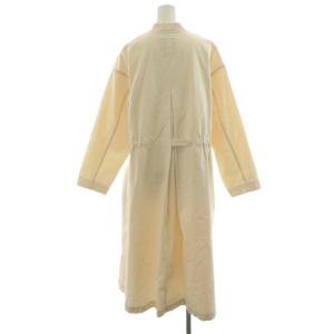 GRANDMA MAMA DAUGHTER コート ロング丈 スタンドカラー コットン 0 白 ホワイト GJ2012241-191018 /AN45