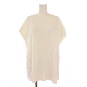 24SS KENSINGTON CHALROTTE ニット 半袖 フレンチスリーブ クルーネック ストレッチ