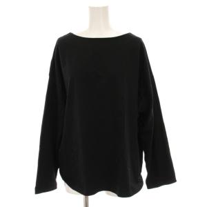 ハイゲージワイドカットソー Tシャツ ロンT 長袖 F 黒 ブラック GA26-21S005 /YM