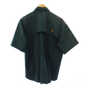 nagonstans 24SS SIDE SLIT SHIRTS サイドスリットシャツ カジュアル 半袖 レギュラーカラー タイプライター