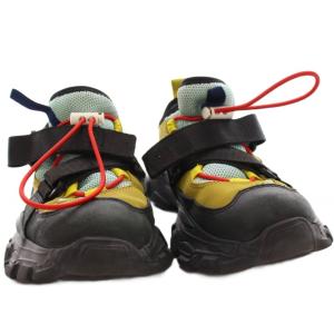 nagonstans クライミングシューズ スニーカー 24.0cm カーキ マルチカラー /YM