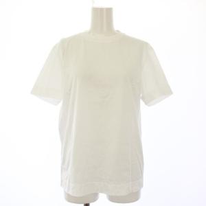 60/2 コットン天竺 UV Tシャツ カットソー 半袖 クルーネック 2 白 SL4S-T163 /TK