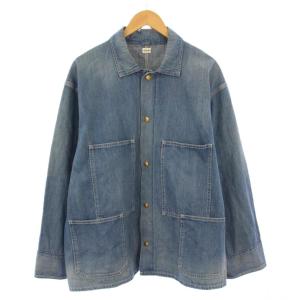 カバーオール ヴィンテージ加工 M ブルー