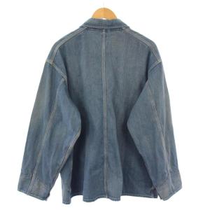 chimala カバーオール ヴィンテージ加工 M ブルー
