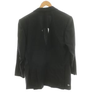Ermenegildo Zegna スーツ セットアップ 上下 テーラードジャケット シングル パンツ スラックス 黒 ブラック /AN38