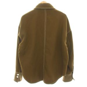 TODAYFUL ステッチウールシャツ Stitch Wool Shirts ジャケットシャツ 長袖 ウール混 F 茶 ブラウン