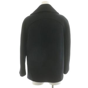 MUVEIL ピーコート Pコート 金ボタン ウール アウター 36 黒 ブラック MA13FC009 /AN39