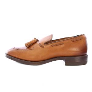 REGAL ローファー ラウンドトゥ ローヒール レザー タッセルチャーム ワンカラー 23.5cm 茶 ブラウン