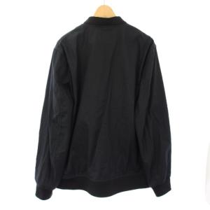 nano universe コットンMA-1ジャケット ジャンパー ブルゾン M 黒 NUC12BLS003YG /TK