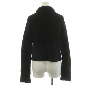 Y's ヨウジヤマモト ボアジャケット ジップアップ 長袖 ウール 黒 ブラック YM-T71-139 /AN23