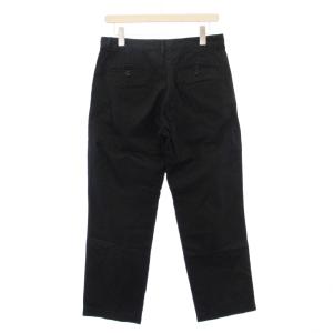 Y's ヨウジヤマモト スラックスパンツ ジップフライ ワンカラー 無地 3 黒 ブラック /BB