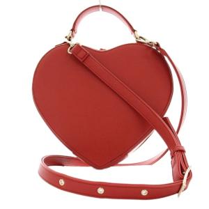 MARY QUANT ハート型 ショルダーバッグ ハンドバッグ 赤 レッド /G