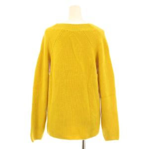 23区 23AW ニット セーター 長袖 Vネック ウール 38 黄 イエロー KRWOSW0553 /KU