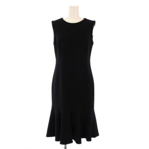 マーメイドタイトワンピース ひざ丈 ノースリーブ 36 黒 27035047 /BM