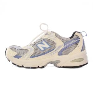 ローカットスニーカー US5.5 シルバーカラー ライトブルー