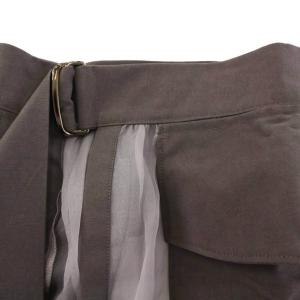 MAISON SPECIAL Tulle Tiered Belt Skirt チュールティアードベルトスカート フレア マキシ ロング