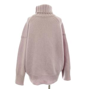 GALERIE VIE ファインウール タートルネックプルオーバー ニット セーター 長袖 ウール S 紫 パープル 23027502304