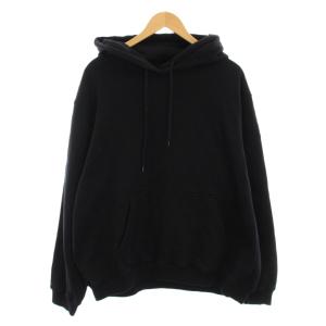プルオーバーパーカー スウェット 長袖 XL 黒 ブラック 裏起毛 2541MDM68 /YM