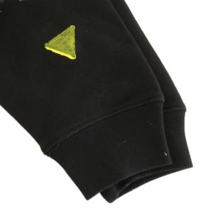 NOID プルオーバーパーカー 長袖 ONE 黒 ブラック ペイント加工 848777-085T3 /RR