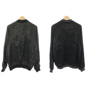 AVIREX スカジャン ジャンパー ブルゾン アウター リバーシブル 龍柄 刺繍 XL 黒 ブラック 6172119