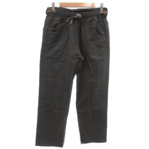 イージーパンツ ジップフライ ストレート ストレッチ M グレー /GV