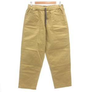イージーパンツ ストレート ストレッチ M ベージュ /GV