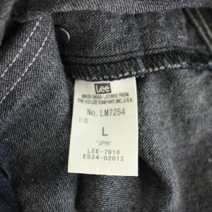 LEE ダンガリー DANGALEE オーバーオール デニムパンツ ワンウォッシュ L インディゴ LM7254