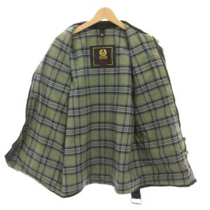 Belstaff トライアルマスターモーターサイクルジャケット オイルドジャケット アウター ベルト 黒 ブラック /YT