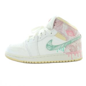 GS AIR JORDAN 1 MID PAINT DRIP スニーカー