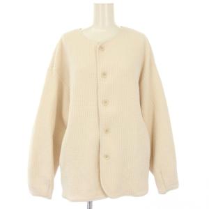 23AW キルトノーカラージャケット M アイボリー DR36-27U101 /TK