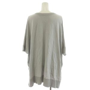 JOURNAL STANDARD relume 25SS 接触冷感 ウォッシャブルクールポンチョプルオーバー カットソー 5分袖 F グレー 25080462835020