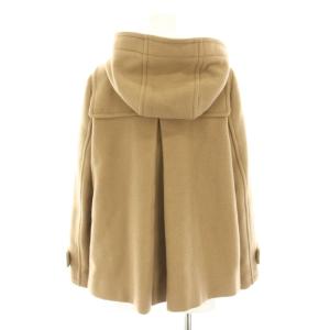 BLUE LABEL CRESTBRIDGE ダッフルコート アウター ショート 裏地チェック柄 38 ベージュ 55B03-211-40 /YT