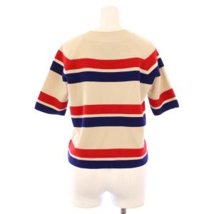 GUCCI セットアップ ニット ボーダー S レッド ベージュ 574161