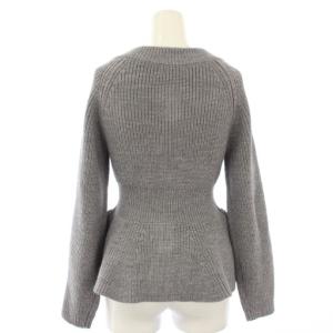 SNIDEL 25SS ペプラムローゲージカーデプルオーバー カーディガン ニット 長袖 ONE グレー SWNT251024