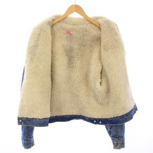 Levi's シェルパ トラッカージャケット ボア 46 インディゴ