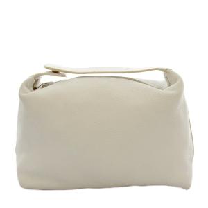 クラッチバッグ ハンドバッグ レザー ポーチ 白 ホワイト /G OH