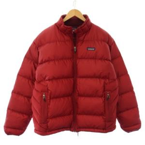 ダウンジャケット DOWN JACKET アウター ジップアップ L 赤 84601 /TK