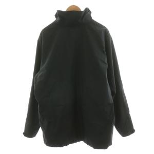 Patagonia ジャケット ハイネック ジップアップ ロゴ アウター L 黒 ブラック 31660 /AN56