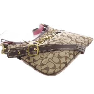 COACH ショルダーバッグ シグネチャー 茶色 ブラウン /SR
