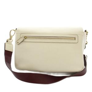 ANYA HINDMARCH ショルダーバッグ 白 ボルドー /G