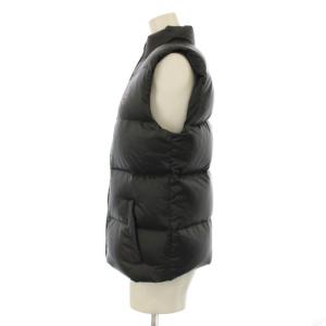 CASTELBAJAC SPORT ダウンベスト ジップアップ ロゴ プリント 1 黒 ブラック 7688-1901 /KU